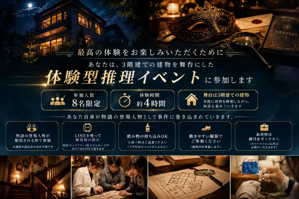 NEXPERI(ネクスペリ)が行うイベントのルール詳細